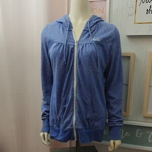Vans Blue Knit Top with Checkered Detail